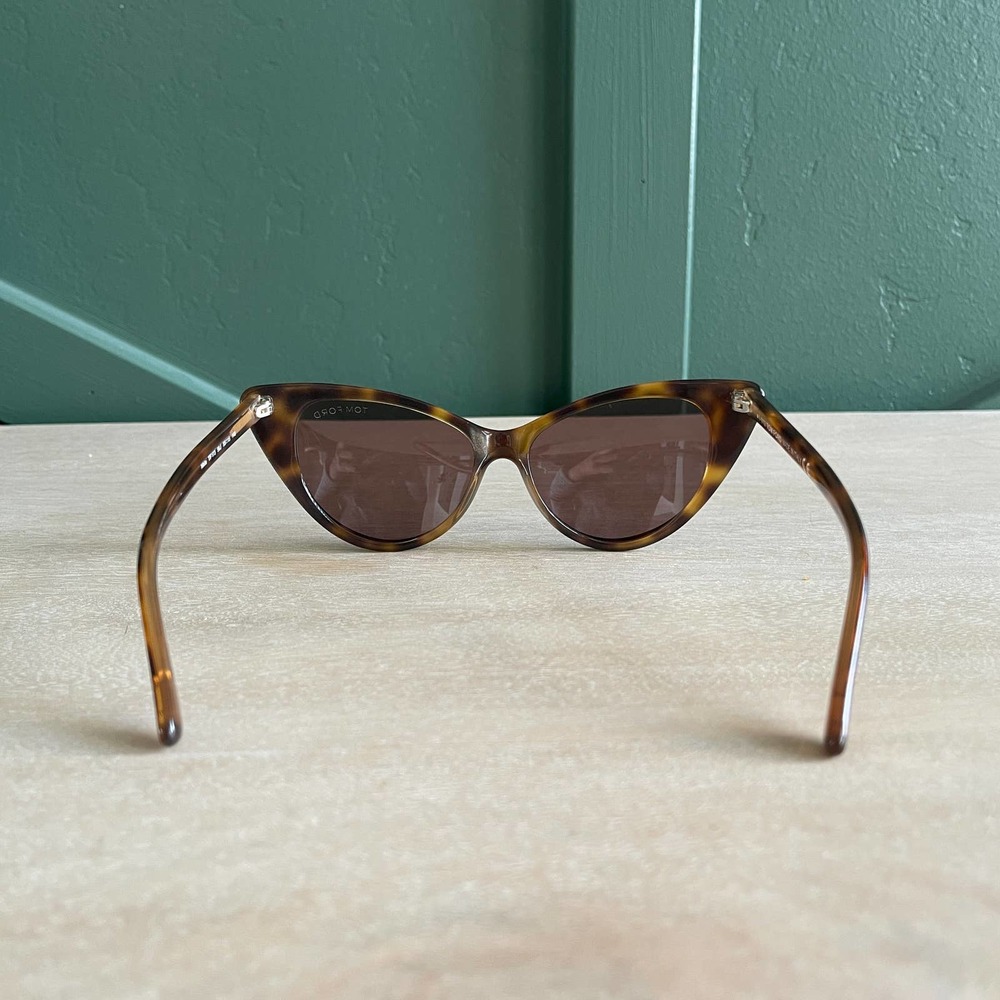 NEW Tom Ford Nikita Sunglasses 56J Light Havana Brown MSRP $360 - Picture 5 of 10